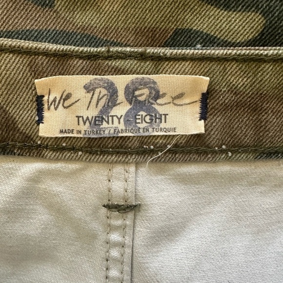 We The Free by Free People Remy Crop Camo Pants - Picture 2 of 9